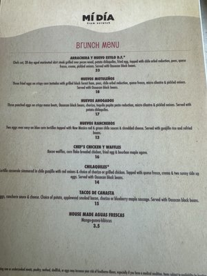 Menu photo 7 Mi Dia From Scratch Plano, TX
