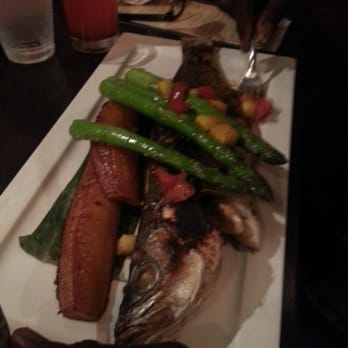MangoSeed Restaurant - This was their jerk fish. - Caribbean Near Me - Brooklyn, New York MangoSeed Restaurant - This was their jerk fish. - Caribbean Near Me - Brooklyn, New York