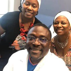 C.A.R.E Surgery Clinic - Dr. Obos Ekhaese with Patients