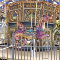 Schenley Plaza - The carousel has some really nice animals.