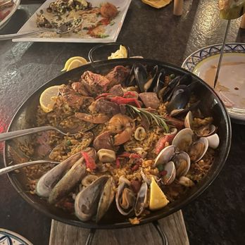 Cafe Sevilla - Marinera Paella Familia - Spanish Near Me - Costa Mesa, California
