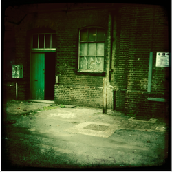 Green Door Store - The eponymous Green Doors.