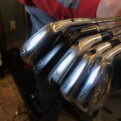 Collindale Golf Academy - Lots of different Irons, we fit for 5 different manufacturers - Taylormade, Callaway, PING, Titleist, and Mizuno