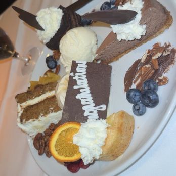 Hanover Street Chophouse - The Dessert Collection The Chophouse Classic German Chocolate Cheesecake Chophouse Carrot Cake Gooey Butter Cake - Steakhouses Near Me - Manchester, New Hampshire Hanover Street Chophouse - The Dessert Collection The Chophouse Classic German Chocolate Cheesecake Chophouse Carrot Cake Gooey Butter Cake - Steakhouses Near Me - Manchester, New Hampshire