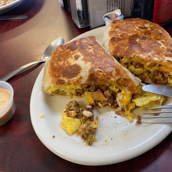 Happy Hangar Cafe - Chorizo burrito. - Breakfast & Brunch Near Me - Lutz, Florida Happy Hangar Cafe - Chorizo burrito. - Breakfast & Brunch Near Me - Lutz, Florida