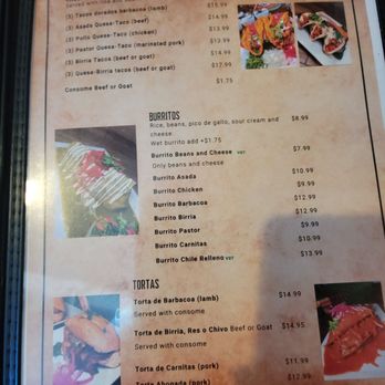 Only Sinaloa - Menu - Mexican Near Me - Las Vegas, Nevada