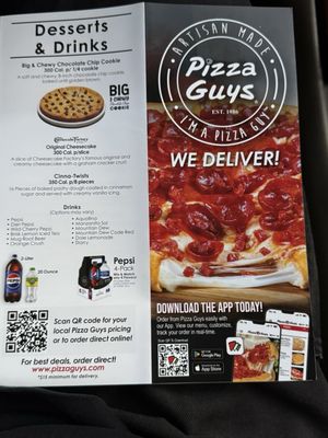 Menu photo 6 Pizza Guys Westminster, CA