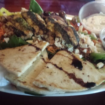 Bricks on Boundary - Grilled spinach/feta salad - New American Near Me - Beaufort, South Carolina Bricks on Boundary - Grilled spinach/feta salad - New American Near Me - Beaufort, South Carolina