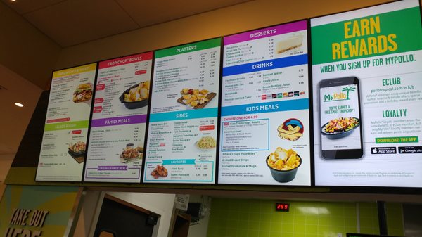 Menu photo 1 Pollo Tropical Orlando, FL