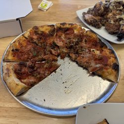 19:30 Pizzeria - All meat pizza.