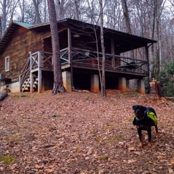 Clive is ready to go on a hike.