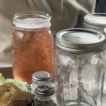 Blackbird Café - If you cant finish the mimosa you can also take it to go :) - Cafes Near Me - Long Beach, California