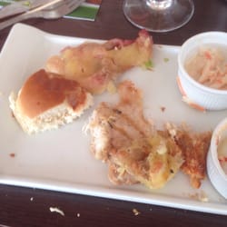 Marco's New York Italian - U can see the chicken I got in my burger and the bacon