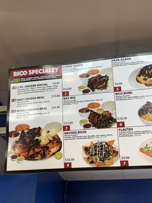 Menu photo 1 El Pollo Rico Cedar Park, TX