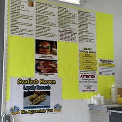 seafood haven - Menu