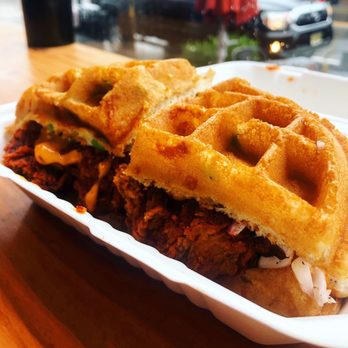Namkeen - Clucking Waffle Sandwich - Chicken Shop Near Me - Chatham, New Jersey