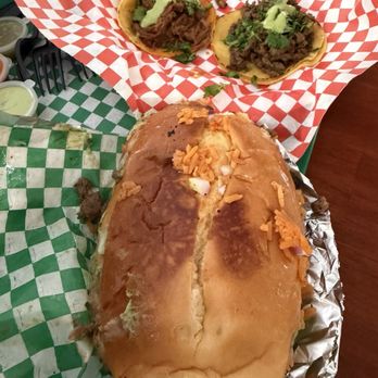 Barrigones Mexican Cuisine - Carne Asada Torata, street tacos on the side. - Food Delivery Services Near Me - Whittier, California Barrigones Mexican Cuisine - Carne Asada Torata, street tacos on the side. - Food Delivery Services Near Me - Whittier, California