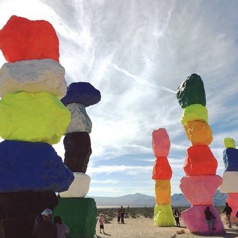 Seven Magic Mountains - Public Art Near Me - Las Vegas, Nevada