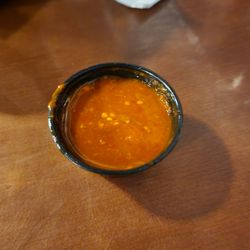 Plaza Mexico Restaurant Bar & Grill - Ask for this hot sauce ot will make you sweet