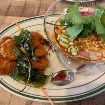 Thai Square - Appetizer: Fish Cakes friend in herbs - Thai Near Me - Greensboro, North Carolina