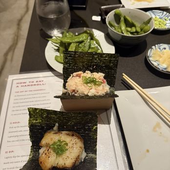 Matsunori Handroll Bar - Miso Butter Cod Handroll & Truffle Edamame - Sushi Bars Near Me - Queens, New York Matsunori Handroll Bar - Miso Butter Cod Handroll & Truffle Edamame - Sushi Bars Near Me - Queens, New York
