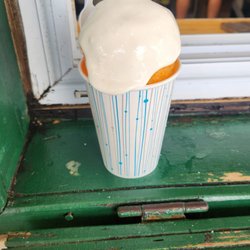 Sharon's Shaved Ice Snowballs - Bel Air - Egg custard snowball with marshmallows