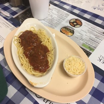 Bell Greek Authentic Grill - Kid's menu spaghetti and meatballs - Greek Near Me - Midlothian, Virginia Bell Greek Authentic Grill - Kid's menu spaghetti and meatballs - Greek Near Me - Midlothian, Virginia
