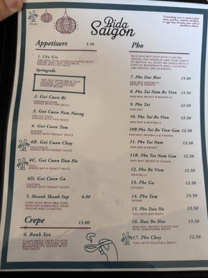 Menu photo 8 Bida Saigon Knoxville, TN Menu photo 8 Bida Saigon Knoxville, TN