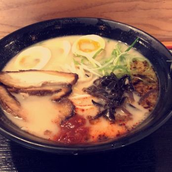 Ramen Hakata - Spicy tonkatsu with extra egg. Sooooo good. - Ramen Near Me - Addison, Texas Ramen Hakata - Spicy tonkatsu with extra egg. Sooooo good. - Ramen Near Me - Addison, Texas