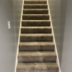 Brian's Carpet Creations - Basement stairs - finished