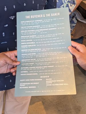 Menu photo 1 The Butcher & The Baker Telluride, CO Menu photo 1 The Butcher & The Baker Telluride, CO