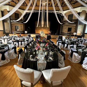 Inside Decor Rental - Fabric and cafe lights - Party Equipment Rentals Near Me - Dubuque, Iowa