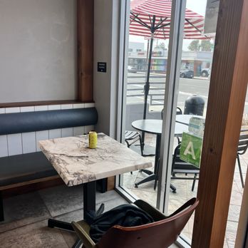 Bread, Espresso & - Indoor seating and some patio seating outside - Cafes Near Me - Redondo Beach, California