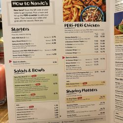 Nando's - Menu 5/27/2024