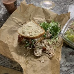 Why aren't the ingredients INSIDE the sandwich? Why aren't the ingredients INSIDE the sandwich?
