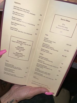 Menu photo 3 Employees Only New York, NY