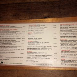 Café Restaurant de Eeuwige Jachtvelden - Lunch menu 6/26/19