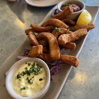 Ketch Brewing - Crispy Calamari appetizer - Breweries Near Me - San Diego, California Ketch Brewing - Crispy Calamari appetizer - Breweries Near Me - San Diego, California