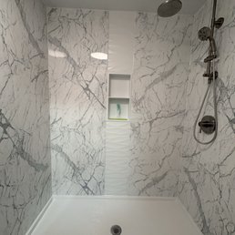Remodeled shower Remodeled shower