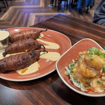 Caesars Sportsbook - Jalapeño poppers and bang pow shrimp - Sports Bars Near Me - Auburn, Washington