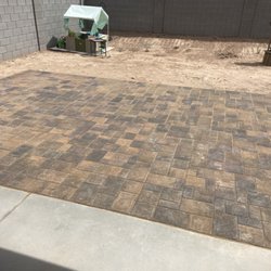 Arizona Living Landscape & Design - Pavers installed this morning.