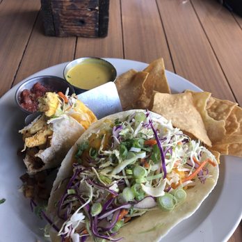 Active Culture - Breakfast tacos (half eaten!) - Vegetarian Near Me - San Clemente, California
