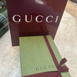 Gucci at Saks Fifth Avenue - New Gucci purchase box and bag
