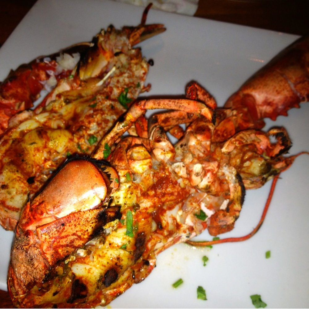 FishBar - 1 1/2 pound grilled lobster.. Only $29.99 and comes with 2 sides?! Hard to beat! - Seafood Near Me - Manhattan Beach, California