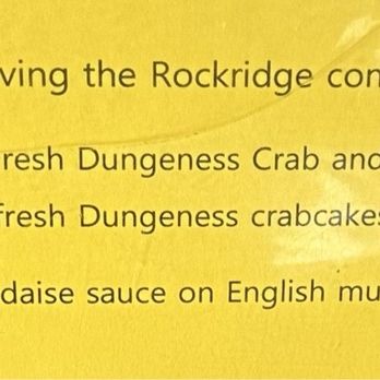 Rockridge Cafe - Menu description . . . - Breakfast & Brunch Near Me - Oakland, California