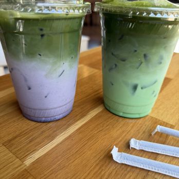 Vivot Craft Cafe - Bluberry Lavender Matcha and Pandan Matcha - Coffee & Tea Near Me - Mission Viejo, California