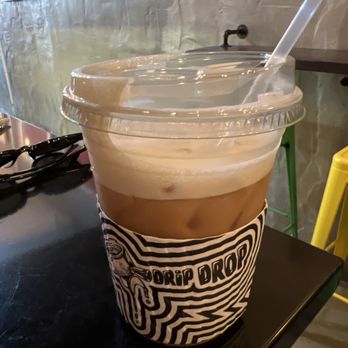 Drip Drop Café - Cold Brew with Foam - Coffee & Tea Near Me - New York, New York