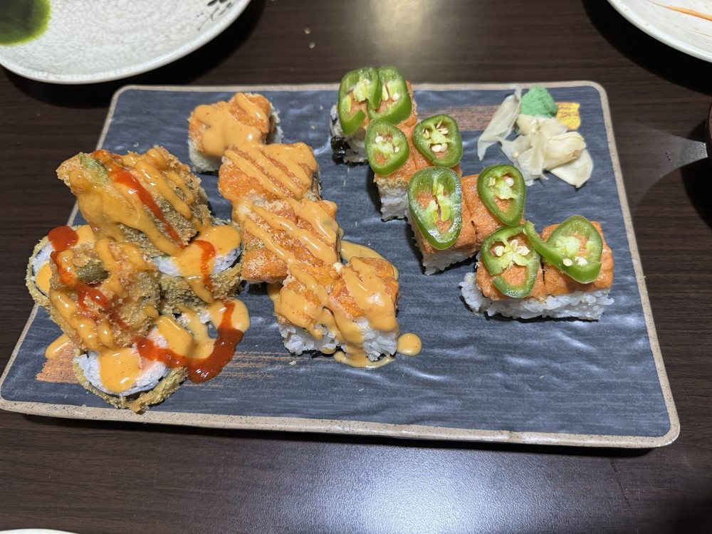 Food from Yamato Cafe Japanese Steakhouse