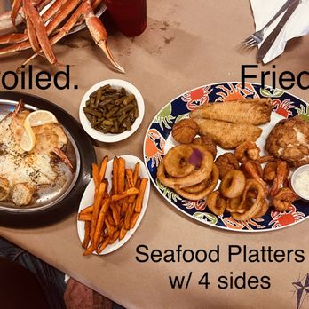 May's Seafood Restaurant - Both options on the platters - Seafood Near Me - Frederick, Maryland May's Seafood Restaurant - Both options on the platters - Seafood Near Me - Frederick, Maryland