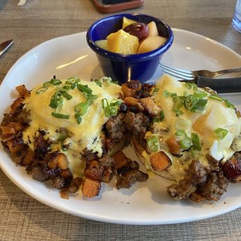 J & M Diner - Sweet potato and bacon hash eggs Benedict - Breakfast & Brunch Near Me - Framingham, Massachusetts J & M Diner - Sweet potato and bacon hash eggs Benedict - Breakfast & Brunch Near Me - Framingham, Massachusetts